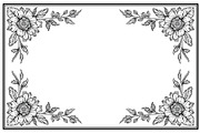 Ornate Floral Vector Frames, an Illustration by musafir_fashion (Thumbnail 7 of 9)