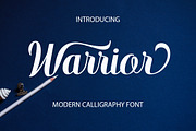Warrior Script, a Script Font by Typehill (Thumbnail 1 of 6)