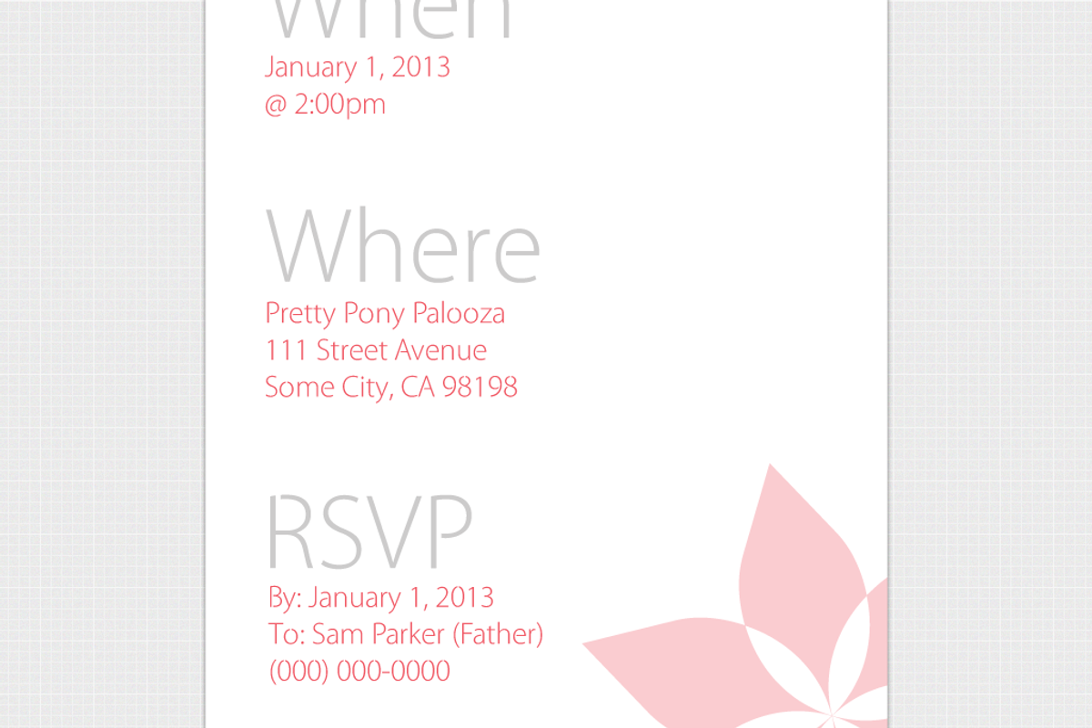 Birthday Invite Pack for Web & Print, an Invitation Template by Pixelated Pencils (Photo 3 of 4)