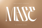 Mase - Branding Logo Font, a Serif Font by Nirmana Visual (Thumbnail 1 of 9)