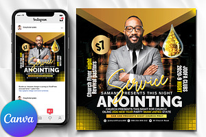 Church Conference Flyer, Canva Flyer