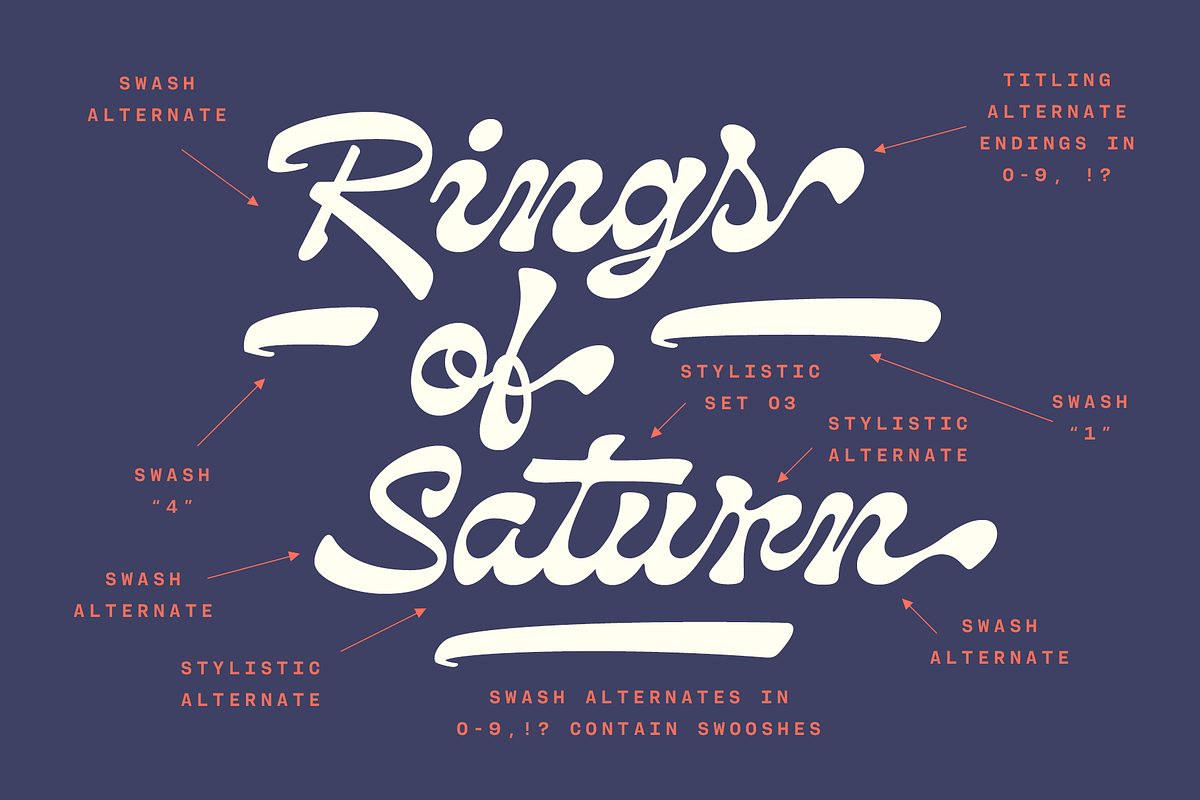 Pacific Tiger Retro Script, a Font by Fenotype (Photo 8 of 13)