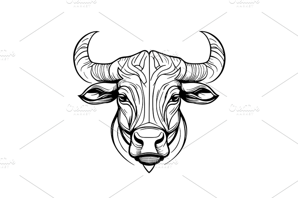 Bull vector logo 5, a Branding & Logo Template by AyyazMomin (Photo 5 of 6)