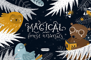 Magical Forest Animals