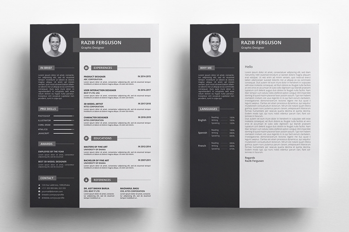 Resume / CV, a Resume Template by Rongmistiry (Photo 4 of 6)