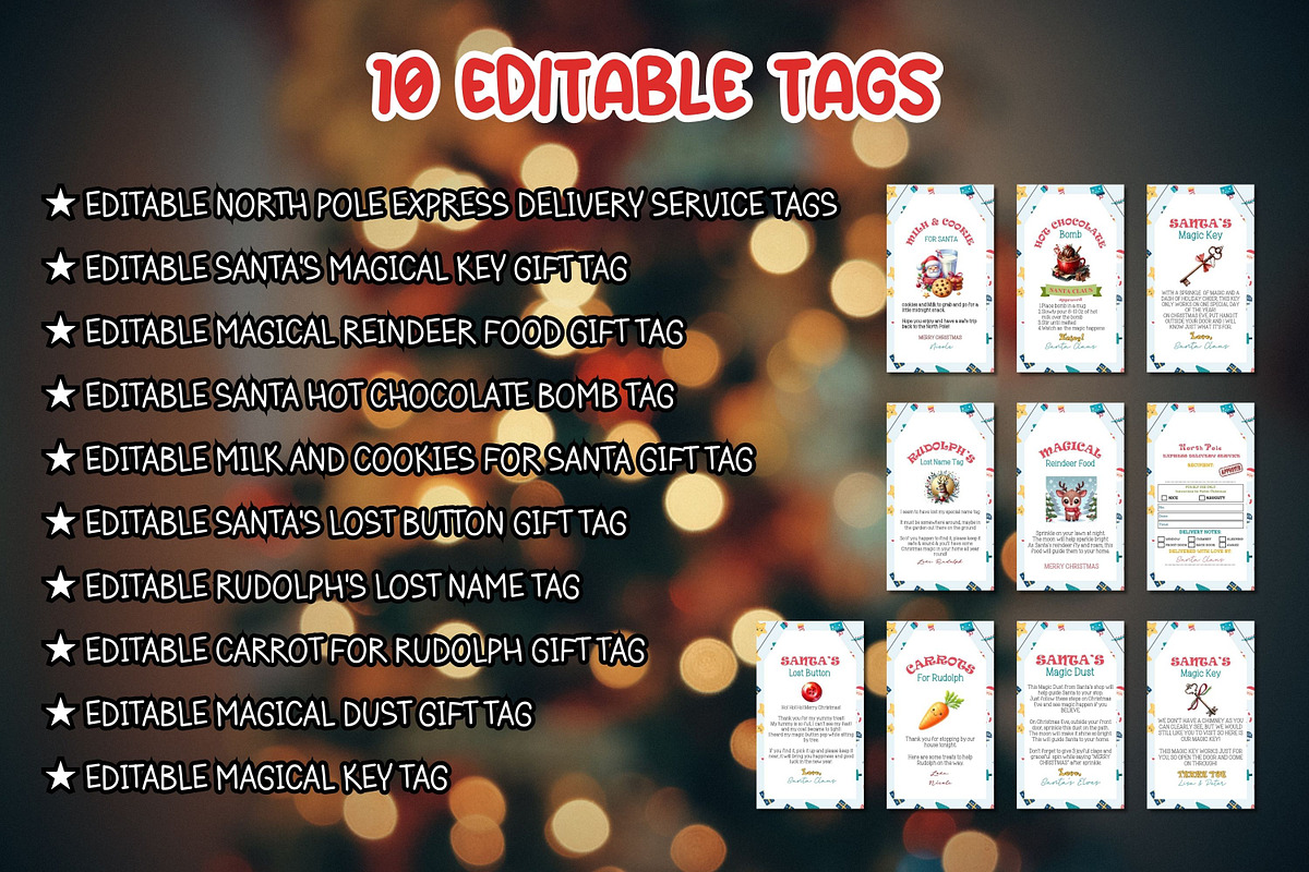 Santa Letter Bundle #14, a Print Template by Adalin Shop (Photo 9 of 13)
