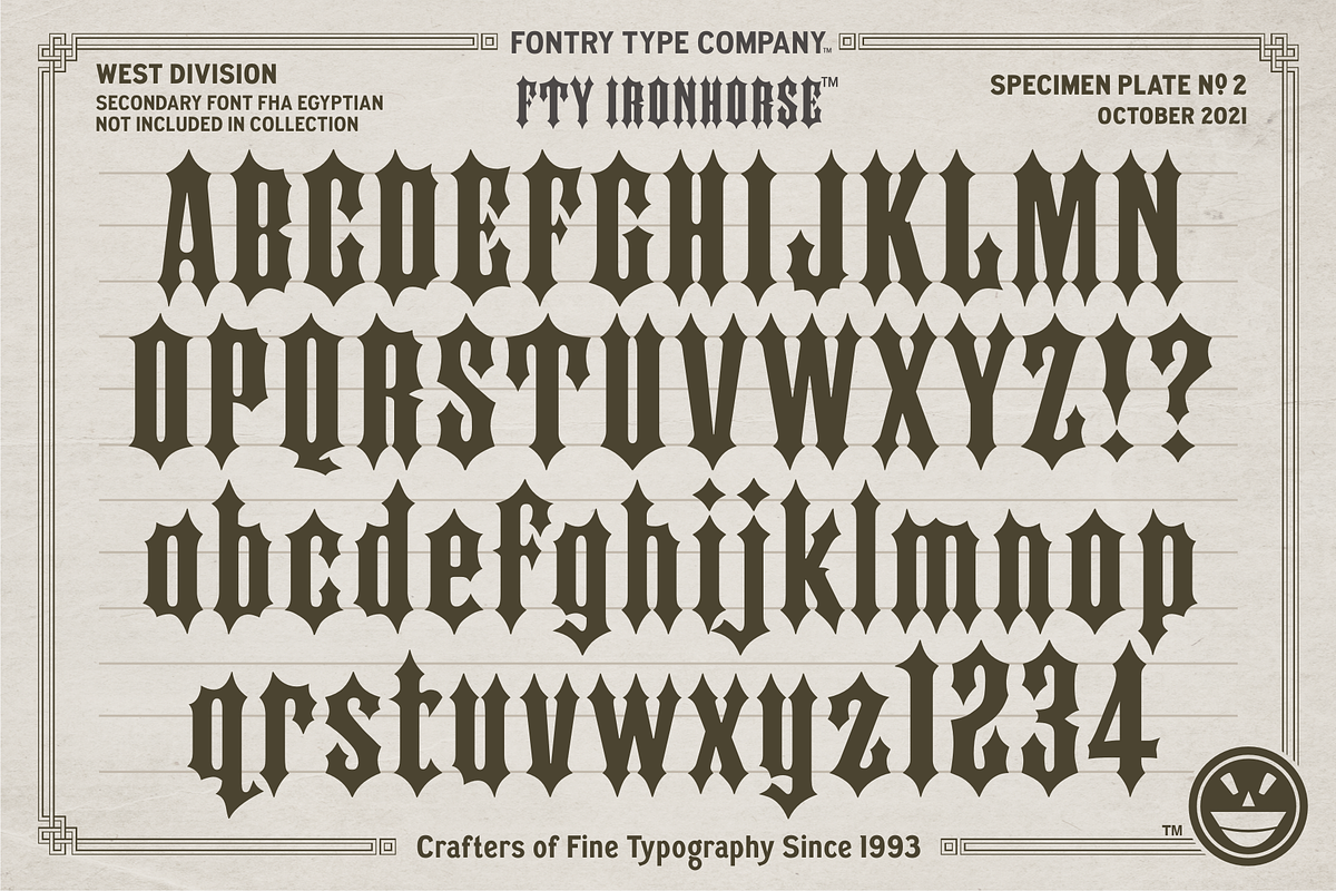 FTY Ironhorse & FTY Ironrider, a Font by Fontry West (Photo 3 of 10)