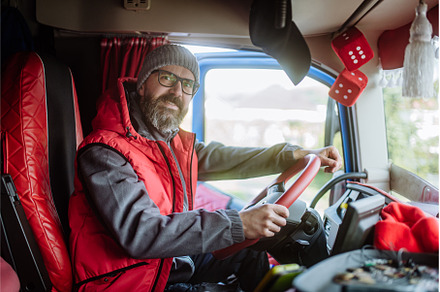 Portrait of confident professional, a Transportation Photo by HalfPoint