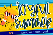 Joyfull Summer - Handwritten Font, a Script Font by Dm Studio (Thumbnail 1 of 6)