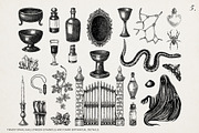Halloween & Witchcraft Vector Bundle, a Seasonal Illustration by Yevheniia (Thumbnail 6 of 15)