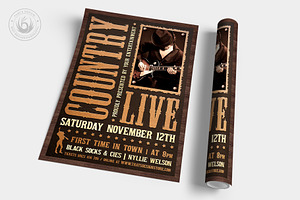 Country Music Flyer Template V5