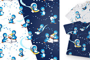 cute penguins, an Illustration by tata_ota (Thumbnail 2 of 3)