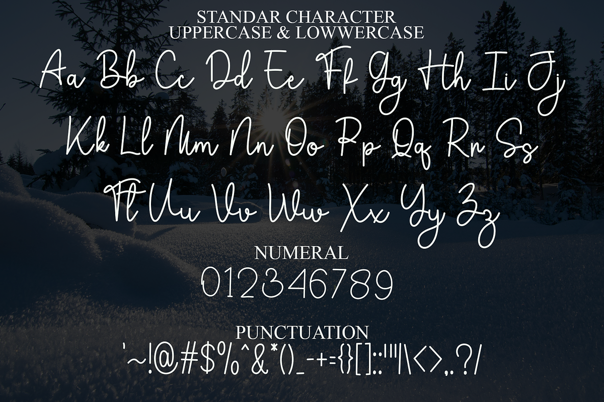 Night Camping, a Handwritten Font by InermediaSTUDIO (Photo 8 of 8)