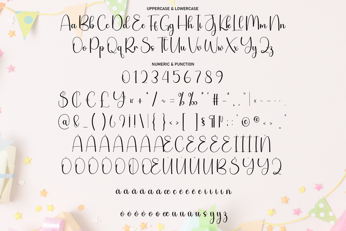 Birthday | Script Font, a Handwritten Font by Scratchones (Photo 7 of 9)