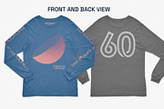 Bella Canvas Longsleeve Mockups, a Shirt Mockup by GraphicHero (Thumbnail 3 of 9)