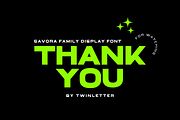 Gavora, a Sans Serif Font by twinstd (Thumbnail 13 of 13)
