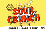 Sour Crunch - Comical Sans Serif, a Sans Serif Font by Dm Studio (Thumbnail 1 of 7)