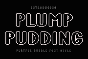 Plump Pudding, a Script Font by FreshTypeINK (Thumbnail 1 of 8)