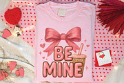 Be Mine Coquette Bow Valentine PNG, an Illustration by DreamPrint404 (Thumbnail 5 of 8)