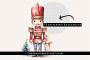 Christmas Nutcracker PNG Clipart, a Decorative Illustration by Geniecreativestudio (Thumbnail 2 of 9)