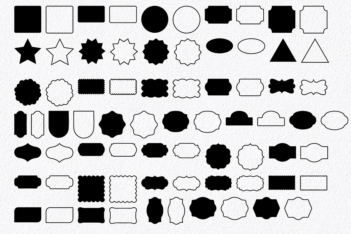 200 Tags and Labels SVG Bundle, an Illustration by OldMarket Designs (Photo 4 of 5)