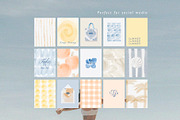 Soft Coast Watercolor Backgrounds, a Background Graphic by Eva Gentle (Thumbnail 8 of 10)