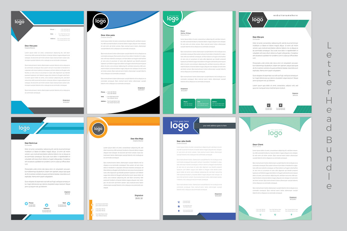100+ Letterhead 97% Discount, a Stationery Template by ZAAS (Photo 11 of 12)