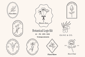 Botanical Logo Kit