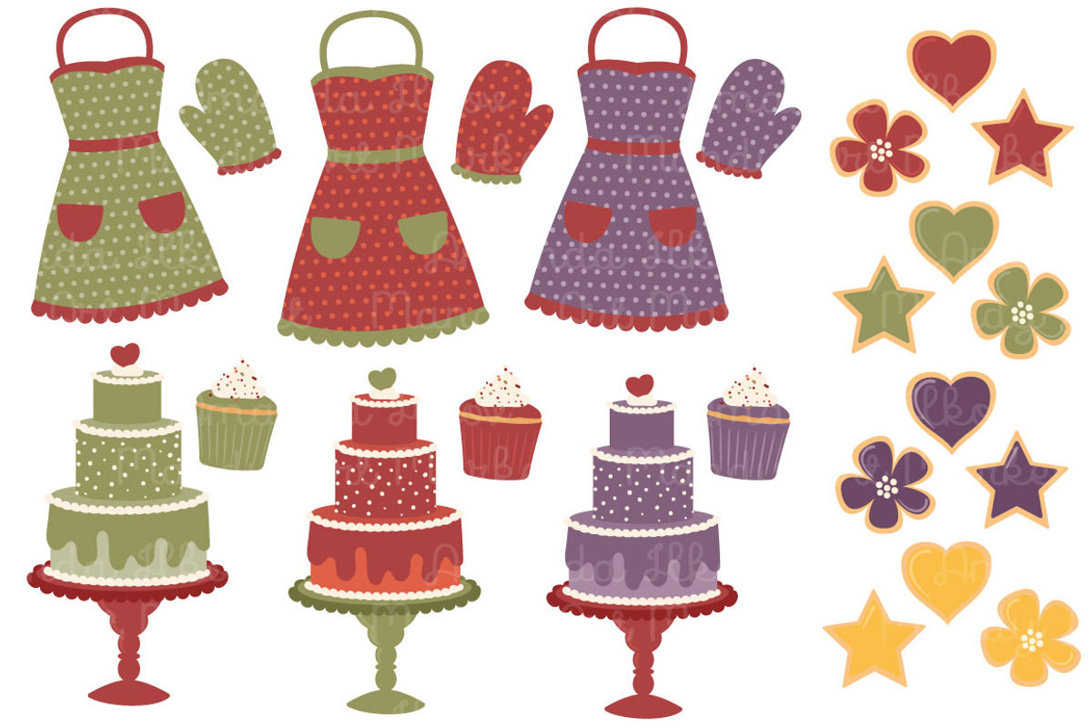 Autumn Baking Clipart & Vectors, an Illustration by Amanda Ilkov (Photo 2 of 4)