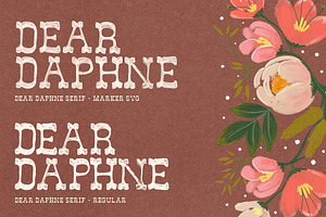 Dear Daphne Font Collection