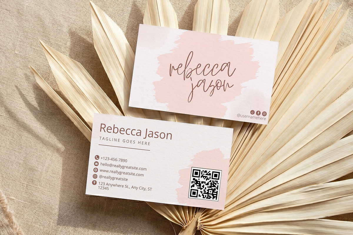 Modern Business Card Canva Template, a Business Card Template by Arslan (Photo 1 of 6)