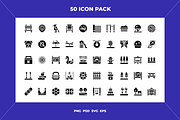 City park icons, an Outline Icon by Wencory (Thumbnail 1 of 2)