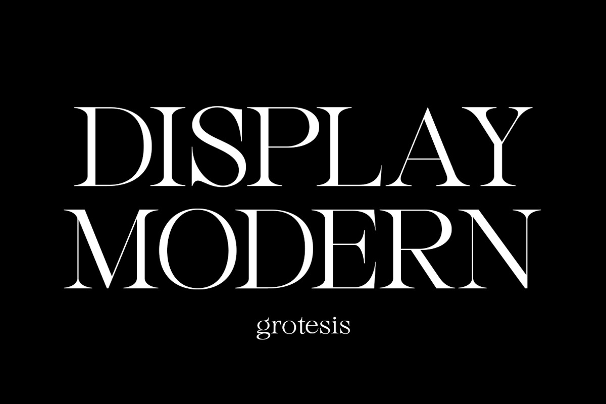 grotesis | Modern Minimalism, a Serif Font by InkwellTypeCo (Photo 2 of 17)