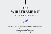 The Wireframe Kit for Procreate, a Plug-in Add-On by 80.design (Thumbnail 1 of 6)
