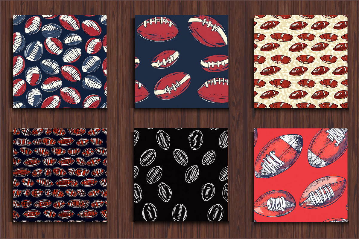 American Football Seamless Pattern, a Pattern Graphic by protabsorkar11 (Photo 4 of 4)