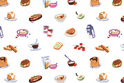 Healthy breakfast food set, template, a Food Illustration by PaperTrident (Thumbnail 3 of 5)