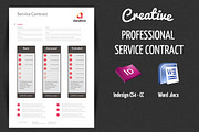 Professional Service Contract, a Stationery Template by GoodDesignCreation (Thumbnail 1 of 5)