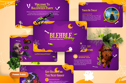 Blehble - Vibe Halloween Powerpoint, a Presentation Template by Dhabee