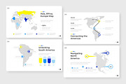World Maps Infographic Slides, a Presentation Template by Antstheme (Thumbnail 2 of 2)