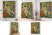 Matisse Inspired Floral Woman Poster, an Arts & Entertainment Photo by elif (Thumbnail 4 of 4)