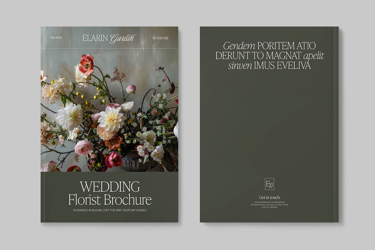 Wedding Florist Brochure Template, a Brochure Template by BrandPacks (Photo 4 of 5)