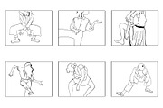 Crazy Dancers Vector Illustrations, a Person Illustration by Mariia Kovalchuk (Thumbnail 6 of 6)
