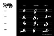 Leftis, a Script Font by Naksatra (Thumbnail 14 of 14)