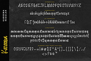 Kareema - Vintage Urban Display Font, a Handwritten Font by Azcreative Studio (Thumbnail 8 of 12)