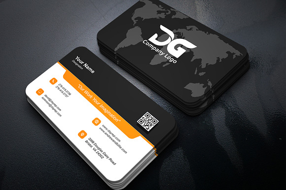 Marketing Business Card Template - PSD preview 7
