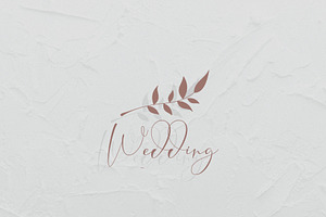 premium wedding logo