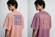 T-Shirt Back Mockup PSD - Male Model, a Shirt Mockup by Rymden_Fl (Thumbnail 5 of 6)