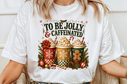 Jolly & Caffeinated Coffee Christmas, a Seasonal Illustration by Sublimation Artist (Thumbnail 4 of 9)