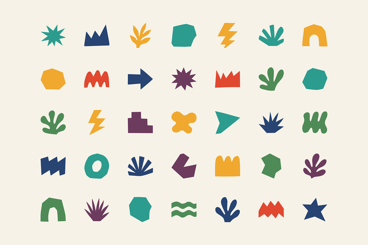 Wildform: Hand-Cut Abstract Shapes, an Object Graphic by pixelbuddha.net (Photo 4 of 5)