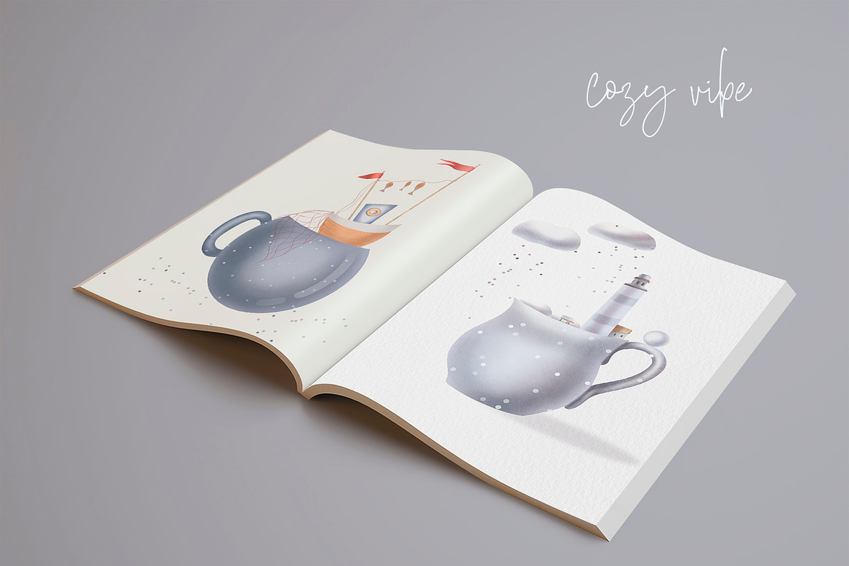 COZY MOOD Aesthetics Clipart Creator, a Food Illustration by ArtOLB (Photo 6 of 10)